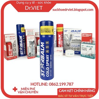 CHAI XỊT LẠNH GIẢM ĐAU TỨC THỜI STARBALM 150ML HÀ LAN-STARBALM COLD SPRAY- HỖ TRỢ CÁC DẠNG ĐAU CƠ BẮP VÀ CHẤN THƯƠNG CƠ