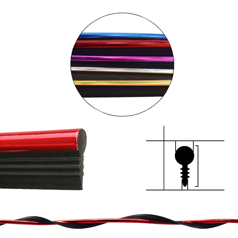Cuộn Dây Viền Trang Trí Nội Thất Xe Hơi 5m/3m
