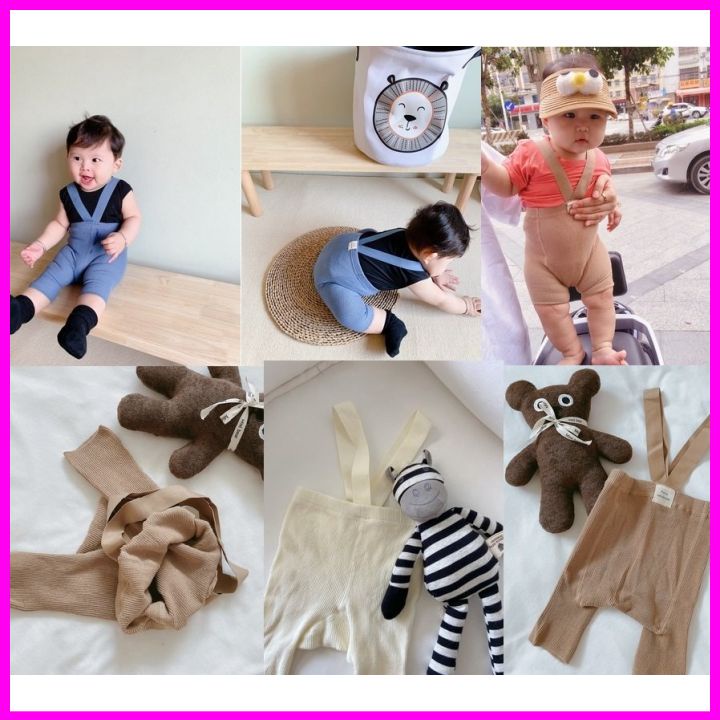 Quần cho Bé, Quần Tất Yếm Đùi Phiên Bản Xuân Thu Phong Cách Hàn Quốc- Kiddo Shop QA44