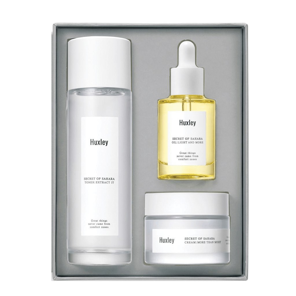 Bộ Sản Phẩm Dưỡng Ẩm Chống Lão Hóa Huxley Extra Moisture Trio Set | BigBuy360 - bigbuy360.vn