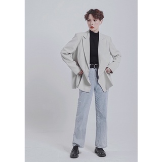 Áo Blazer kéo khoá 2 lớp