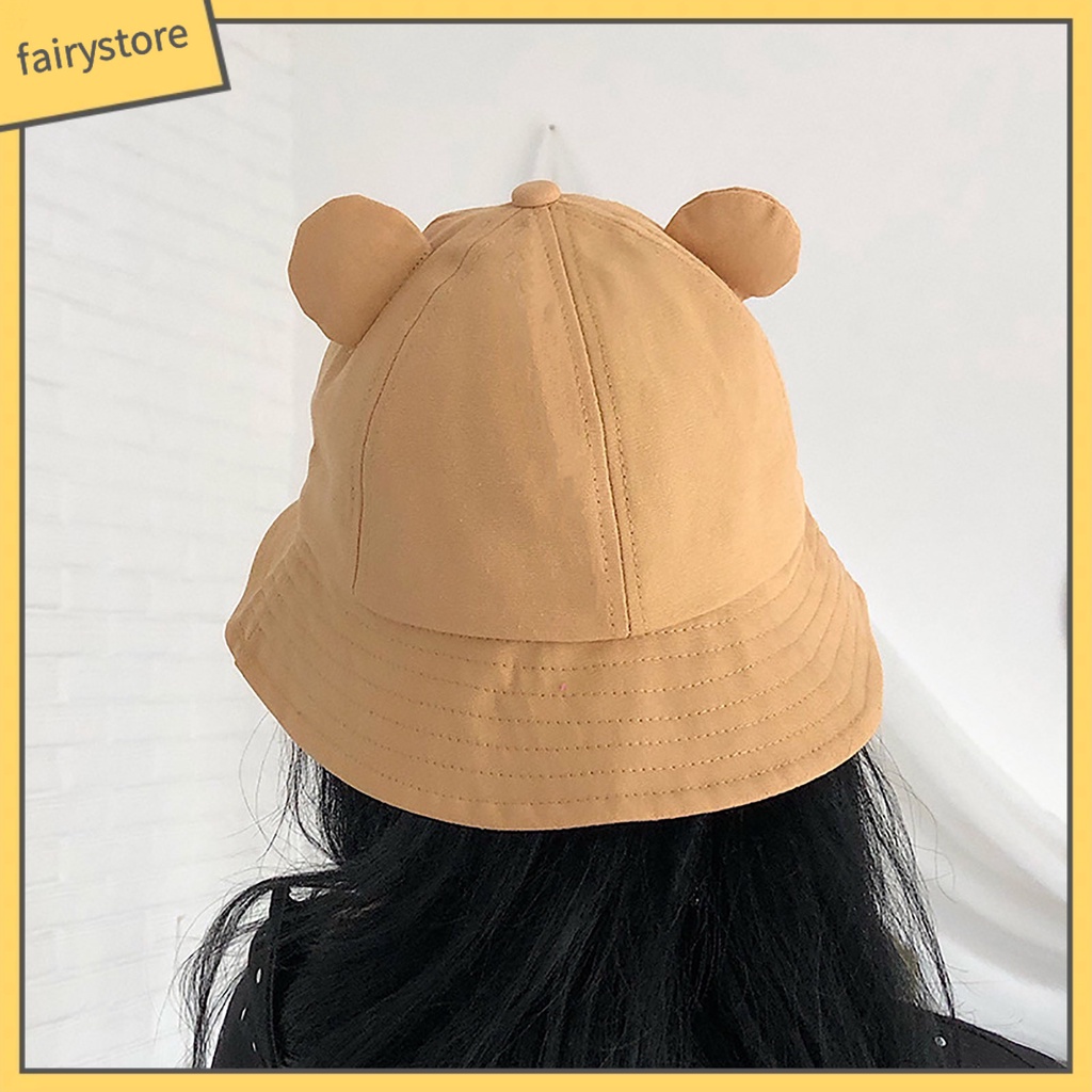 Nón bucket thêu hình chú ếch dễ thương dành cho nữ
