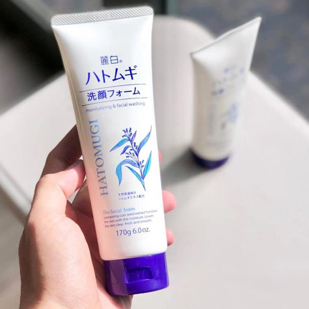Sữa Rửa Mặt Dưỡng Ẩm Hatomugi The Facial Foam 170g