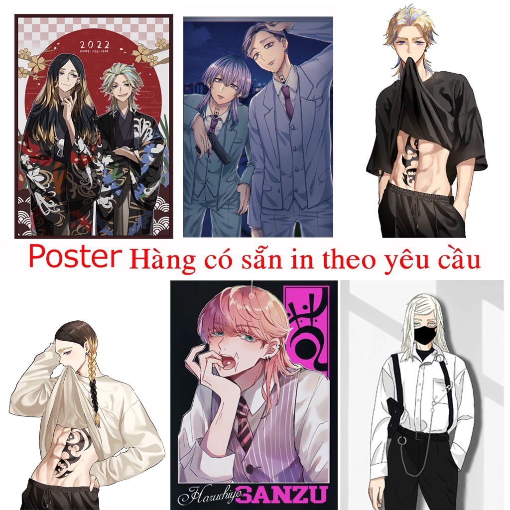 poster tranh treo Tokyo Revengers - Kịch Trường Của Takemichi izana mikey ...ngầu