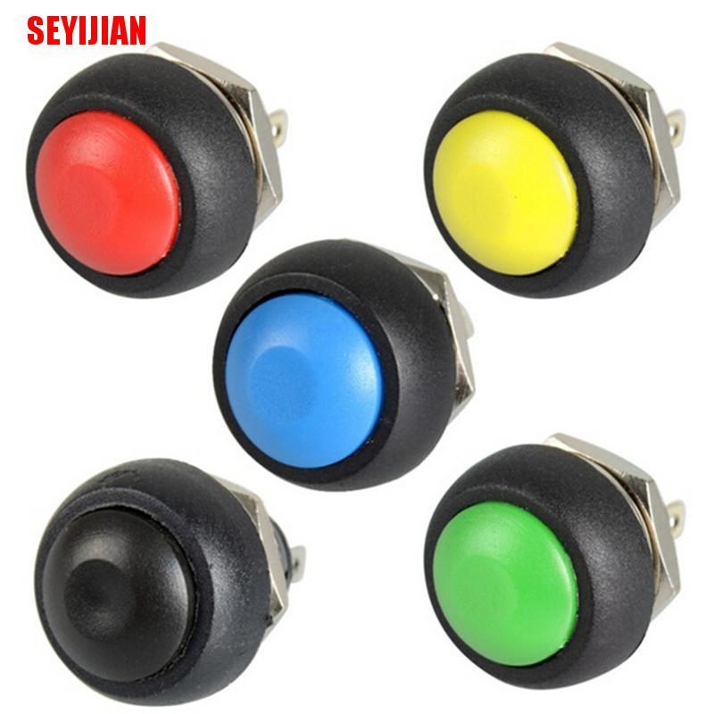 Set 5 Công Tắc Tròn 12mm Chống Thấm Nước Chuyên Dụng