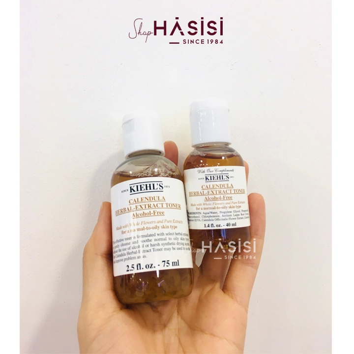 NƯỚC HOA HỒNG KIEHL'S - Calendula Herbal-Extract Toner 40ml - 75ml (Chai Vàng)