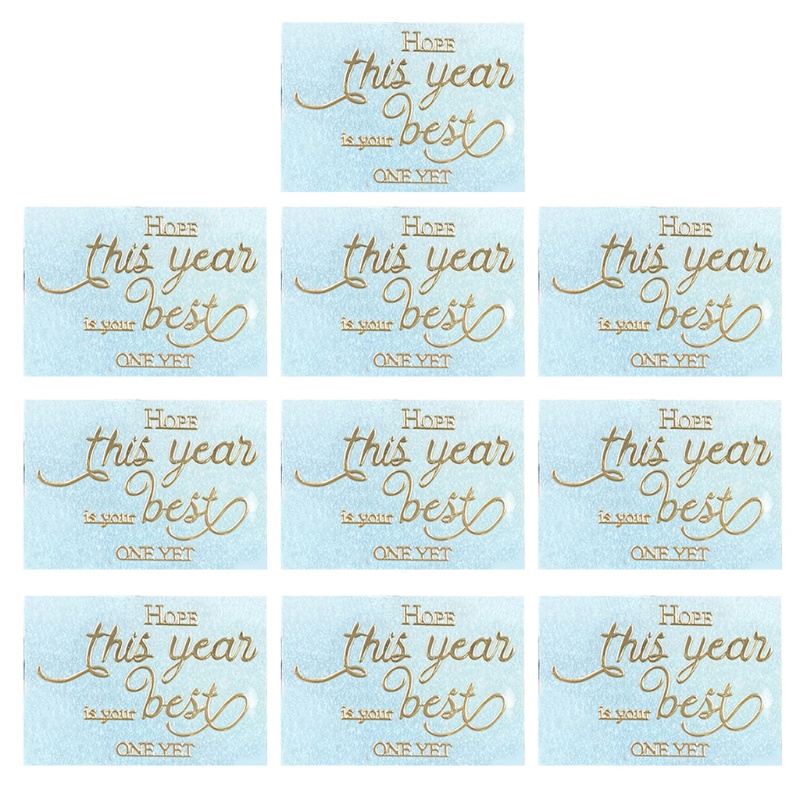 Set 10 tấm hình dán chữ cái tiếng anh bằng nhựa epoxy độc đáo