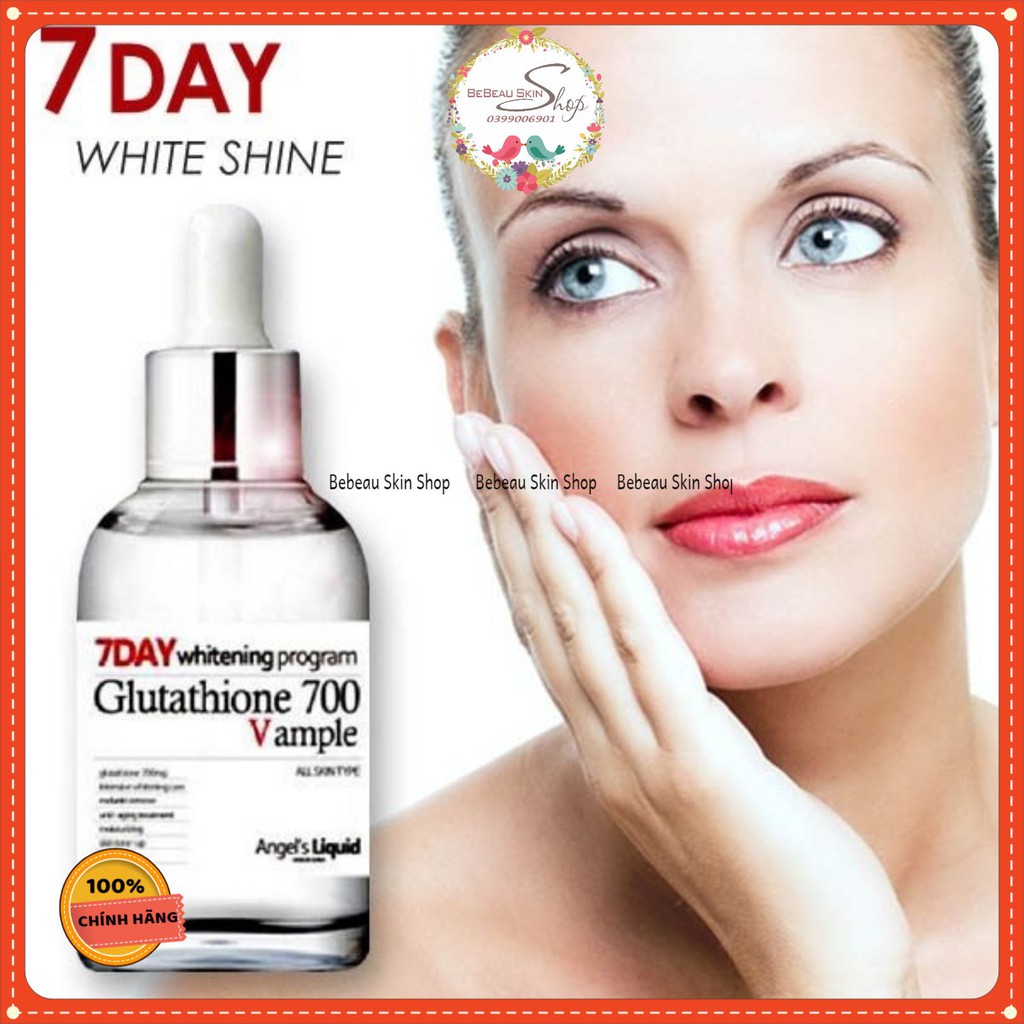 Toner Trắng Da 7Day Whitening Program Glutathione 700 V-Ample