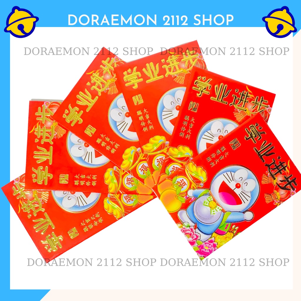 Combo 10 Bao lì xì cho Fan DORAEMON Đô Rê Mon TẾT 2023