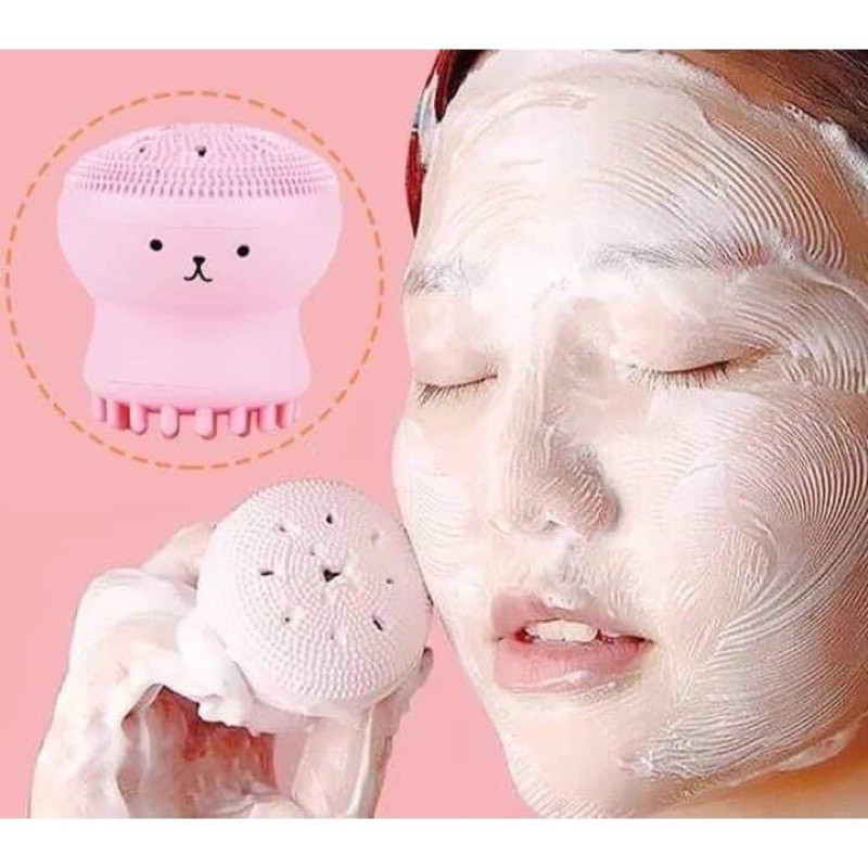 Cọ Rửa Mặt và Masage Bạch Tuộc - Etude House My Beauty Tool Jellyfish Silicon