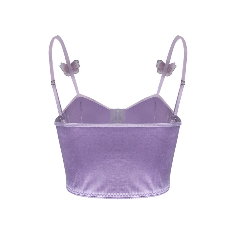 Áo Hai Dây Có Mút Đệm Ngực Thời Trang Mùa Hè Cho Bạn Gái