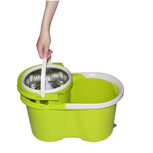 BỘ LAU NHÀ 360 VINAMOP MTC-09 - Lồng inox cao cấp, Xoay 360 độ dễ lau chùi tiện lợi
