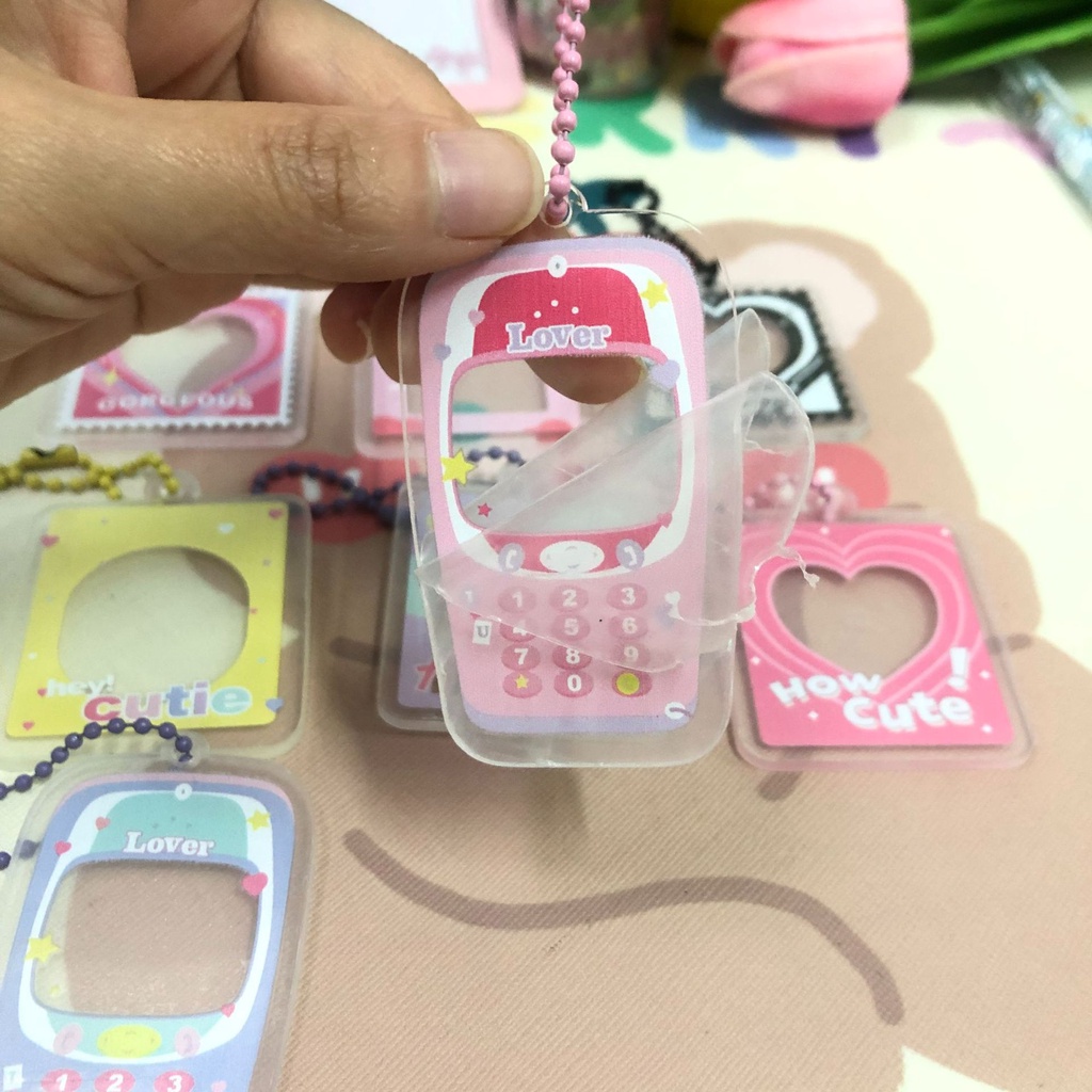 Steve Móc Khóa Khung Ảnh 1 Inch Độc Đáo