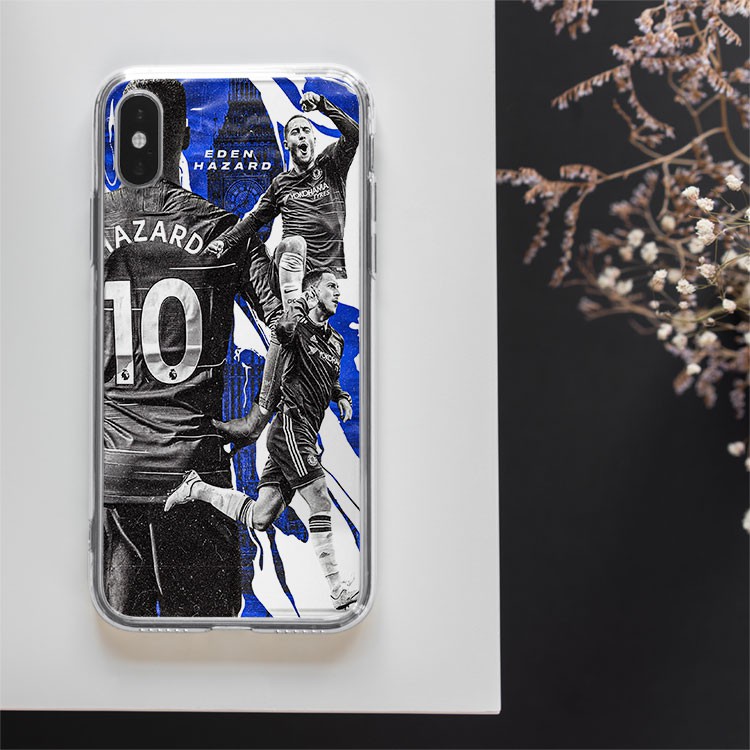 Ốp lưng Eden Hazard ăn mừng bàn thắng cho Iphone 5 6 7 8 Plus 11 12 Pro Max X Xr FOO20210064