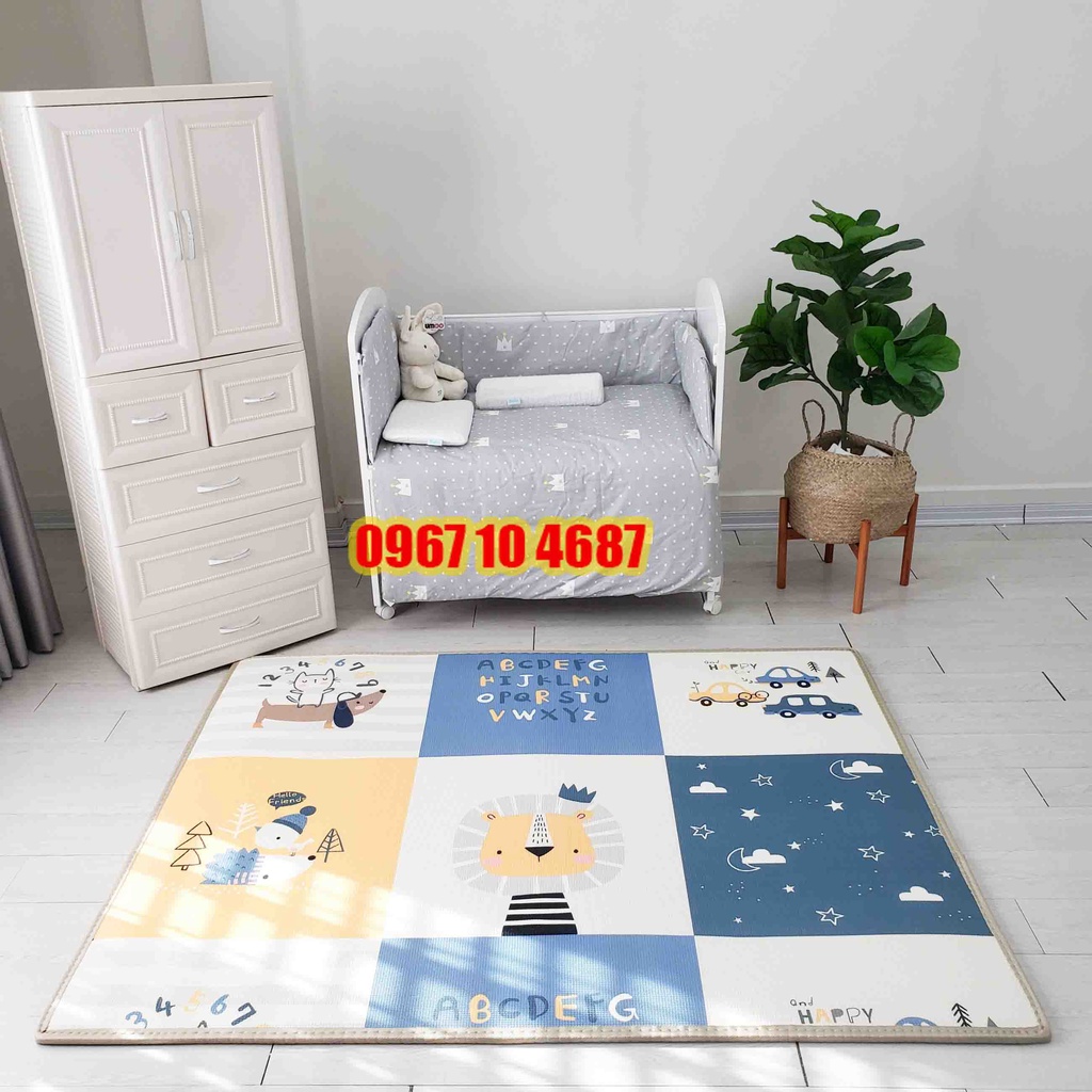 Thảm cuộn cho bé Umoo dày dặn, không mùi, không thấm nước