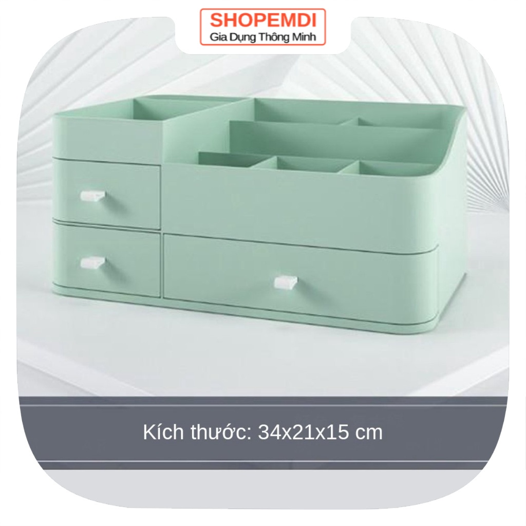 Kệ Đựng Mỹ Phẩm Đồ Trang Điểm Để Bàn Mẫu Mới Size To - Khay Đựng Đồ Dùng Học Tập Cao Cấp