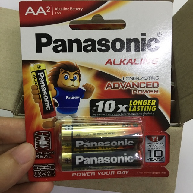 Pin AA Panasonic Alkaline hộp 12 vỉ