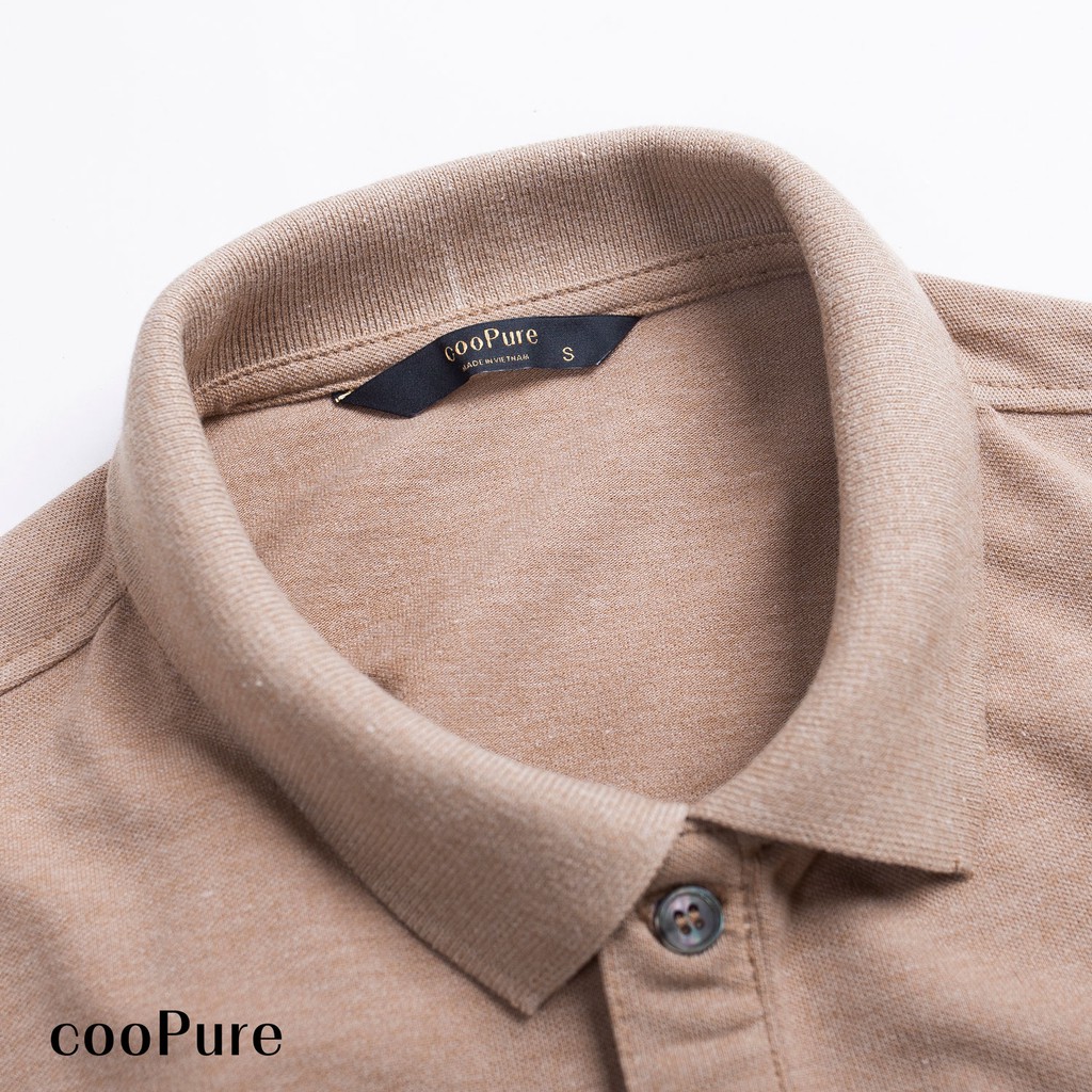 Áo thun polo nam cooPure vải cotton mix sợi elastin, thiết kế hiện đại NO.1404 (4 màu)