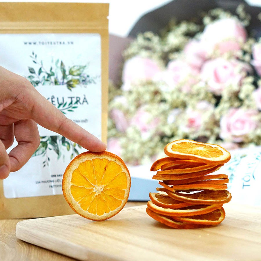 Cam vinh sấy lạnh gói 20 gram - Kèm hình thật