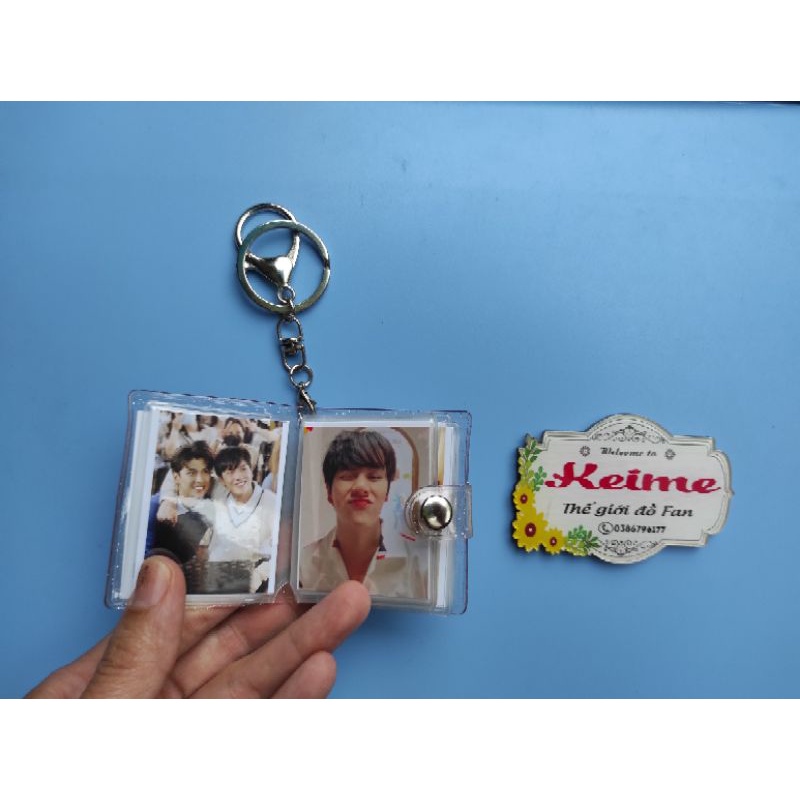 Móc khoá Album ảnh mini OhmNanon có in hình theo yêu cầu