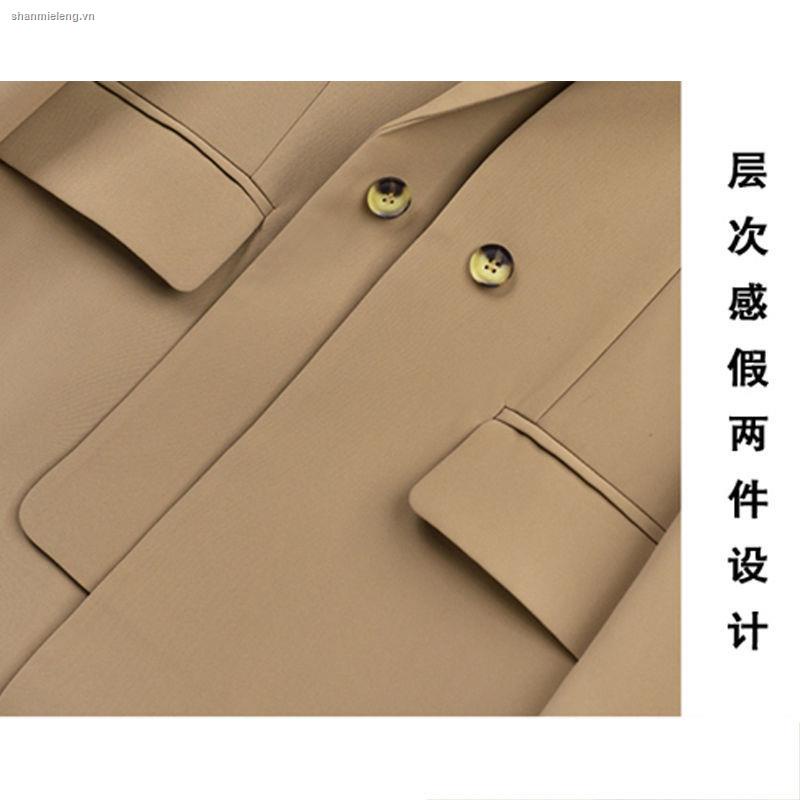 Áo Khoác Vest Giả Hai Mảnh Thiết Kế Mới 2021 Phong Cách Anh Quốc Thời Trang Xuân Thu Cho Nữ | BigBuy360 - bigbuy360.vn