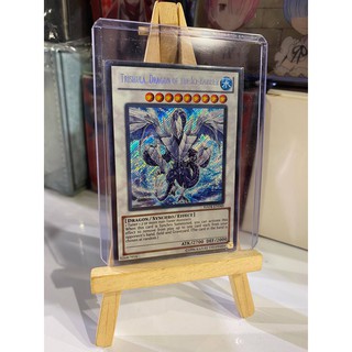 Lá bài thẻ bài Yugioh Trishula Dragon of the Ice Barrier – Secret Rare - Tặng bọc bài nhựa bảo quản