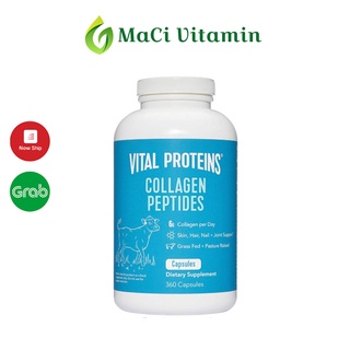 Collagen thủy phân cao cấp Vital Proteins Làm đẹp da tóc móng 360 viên MaCi