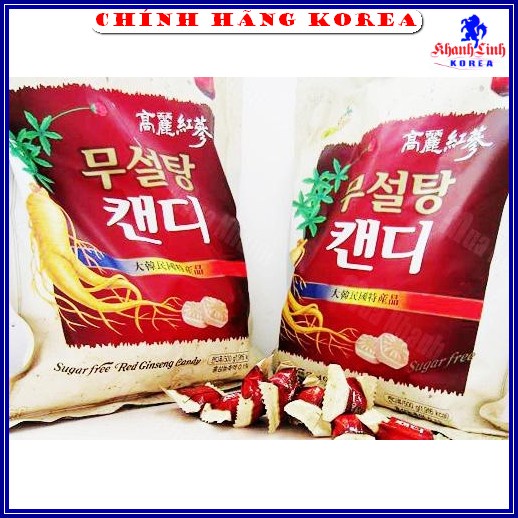 Kẹo Sâm Không Đường Hàn Quốc Cao Cấp, Gói 500gr