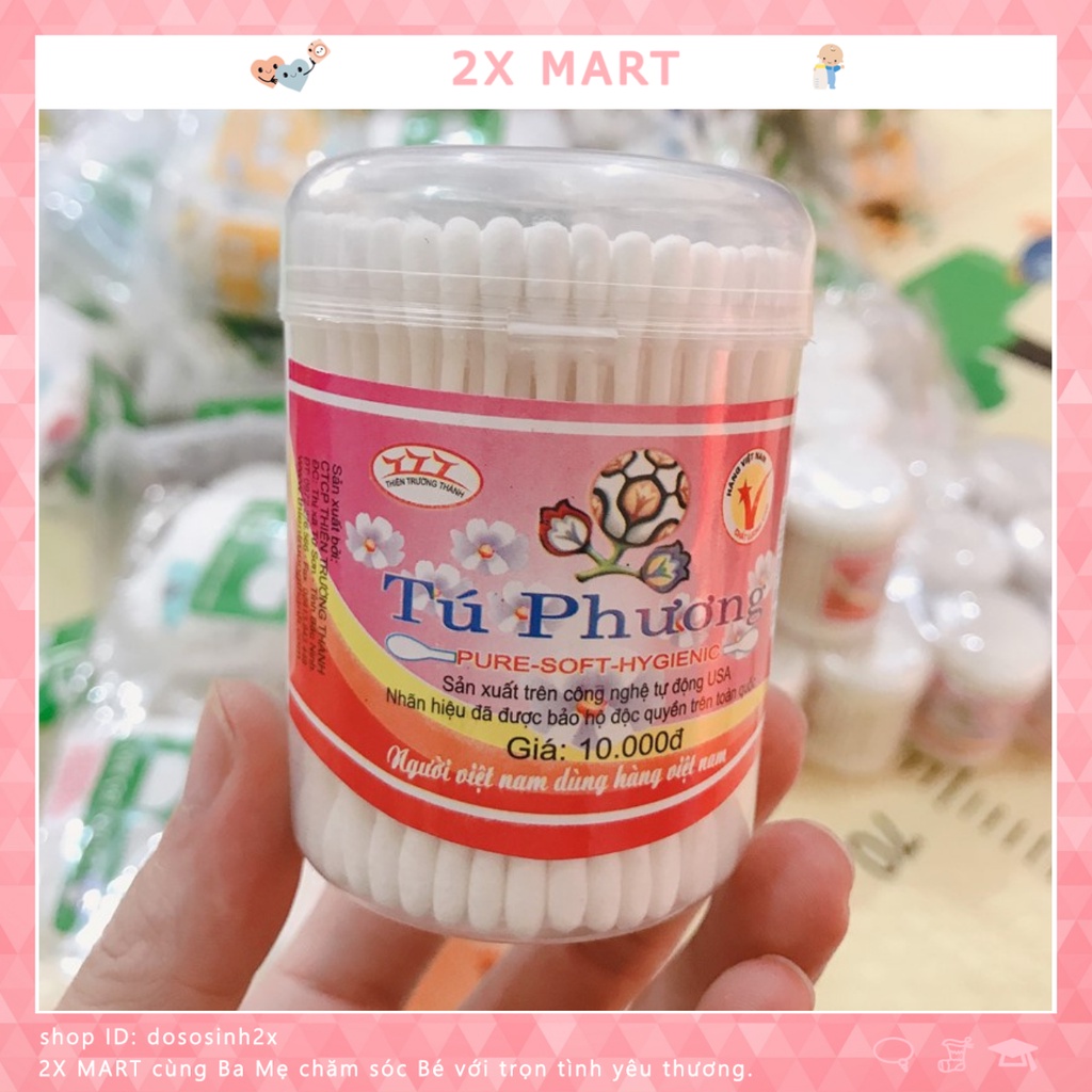 Tăm bông cho bé hộp vệ sinh trẻ em (1 hộp)