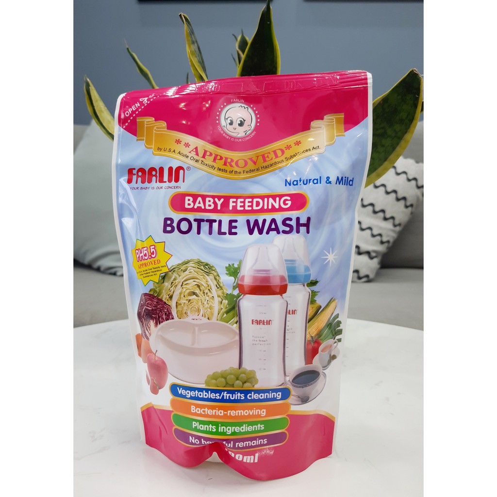 Nước Rửa Bình Sữa Và Rau Củ FARLIN - Túi 700ML