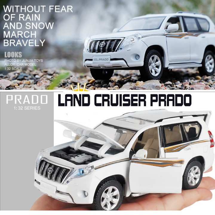 Mô hình xe ô tô Land Cruiser prado tỉ lệ 1:32