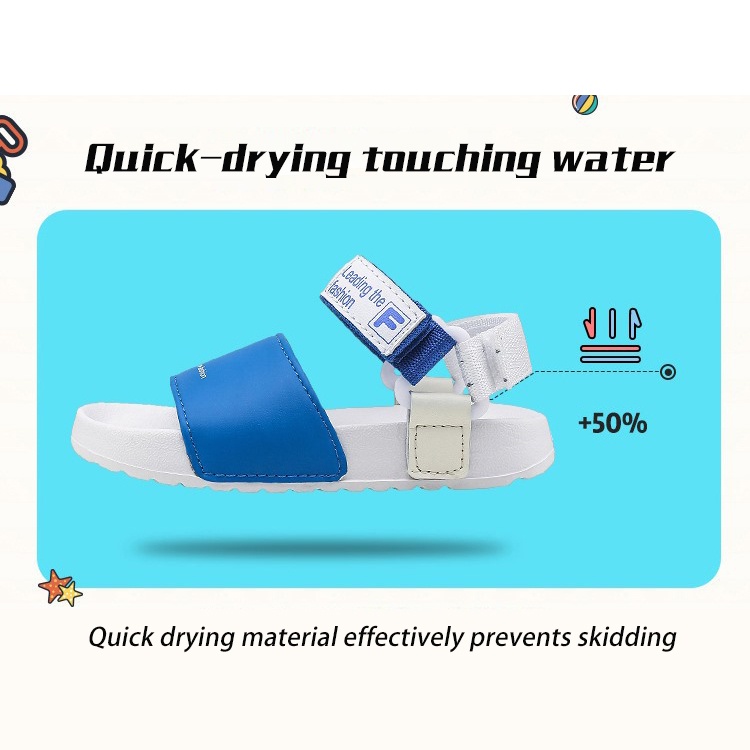Xăng đan Đi Biển Siêu Nhẹ Chống Trượt Thiết Kế Xinh Xắn Cho Bé