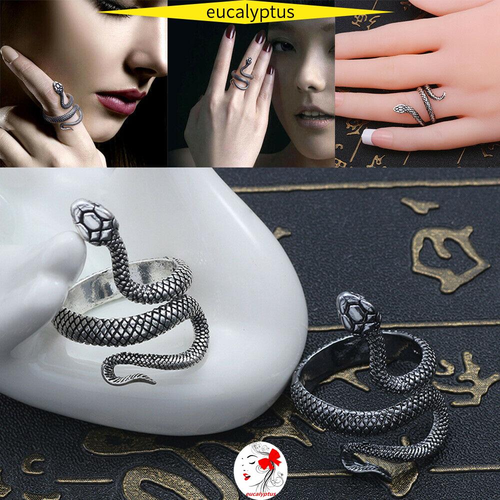 Nhẫn Hình Rắn Phong Cách Gothic Thời Trang Cổ Điển Có Thể Điều Chỉnh Cho Nam Và Nữ|Mạ / Nhiều Màu
