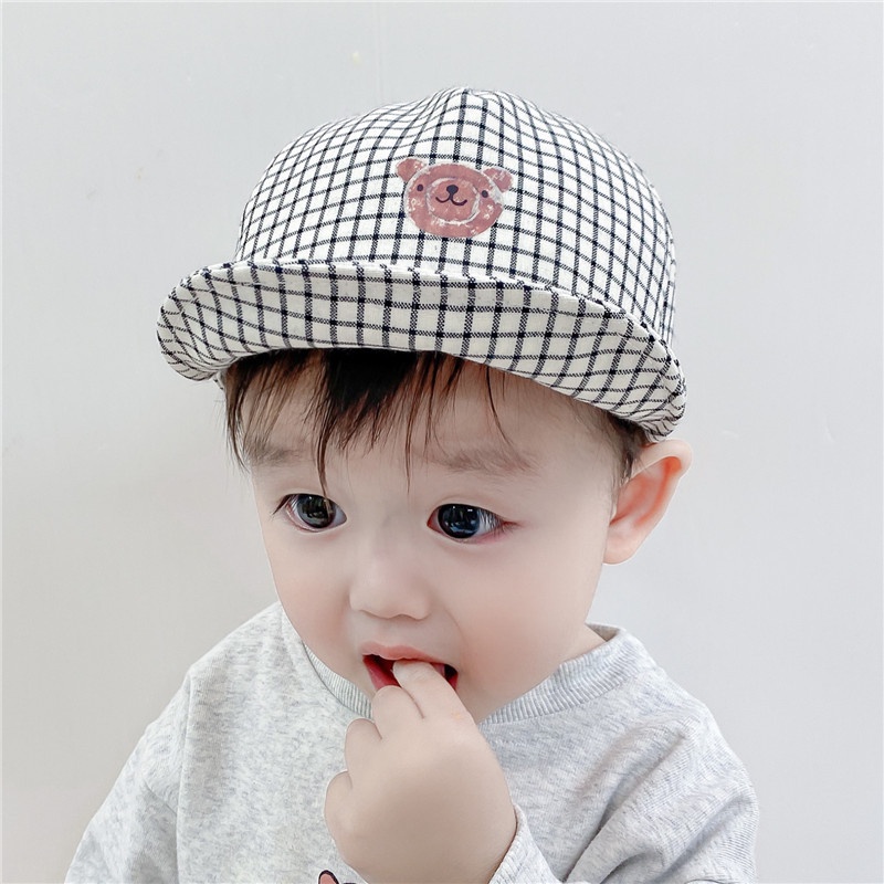 Mũ Lưỡi Trai Cho Bé Hình Gấu Siêu Dễ Thương Phong Cách Hàn Quốc Cho Bé Trai Bé Gái 1 đến 2 tuổi