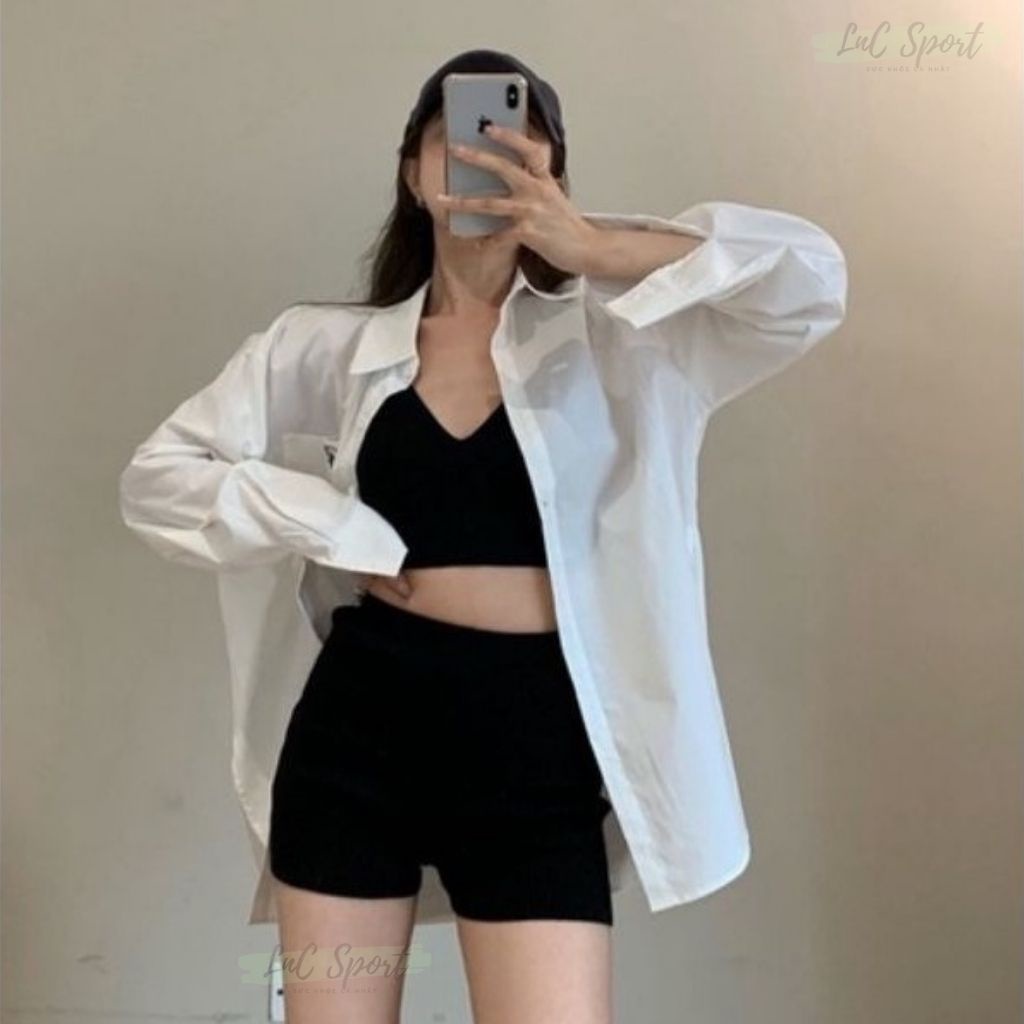 Quần Legging Nữ Đùi Cá Tính Không Túi Màu Đen Cao Cấp Thun Co Giãn 4 chiều, gym  yoga.