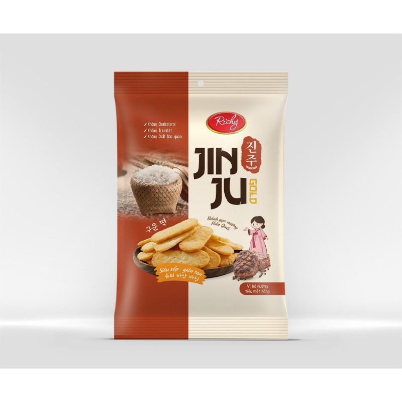 Bánh gạo nướng Jinju Hàn Quốc 145g