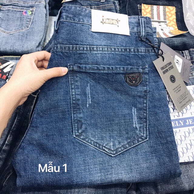 QUẦN JEAN NAM FORM SUÔNG CHẤT DÀY DẶN XỊN XÒ QN393