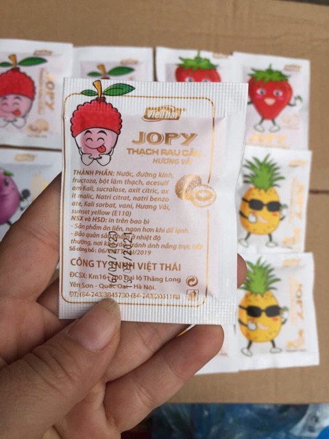 COMBO 35 gói Thạch rau câu Jopy 0.5kg