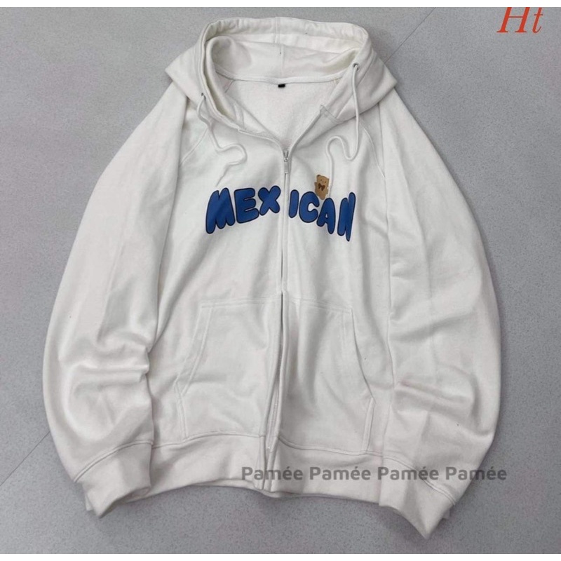 Áo khoác gấu nâu nhỏ in ngực HT12