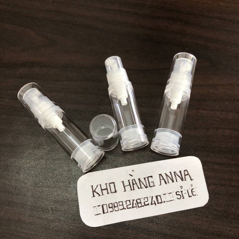 Chai 10ml Xịt Chân Không- vỏ chai nhựa trong suốt xịt giọt/ xịt sương hút chân không 5ml-10ml- 15ml- 30ml- 50ml