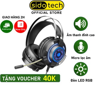 Tai nghe chụp tai gaming 7.1 có mic SIDOTECH Inphic G2E cho game thủ Esport Streamer siêu Bass / LED RGB / Micro 360
