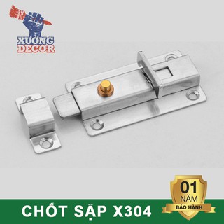 Khóa Chốt Sập Inox 304 Cao Cấp