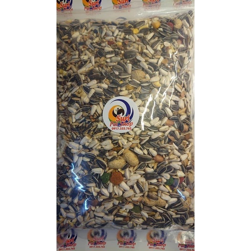 Hạt parrot P15 dành cho Vẹt gói 1kg