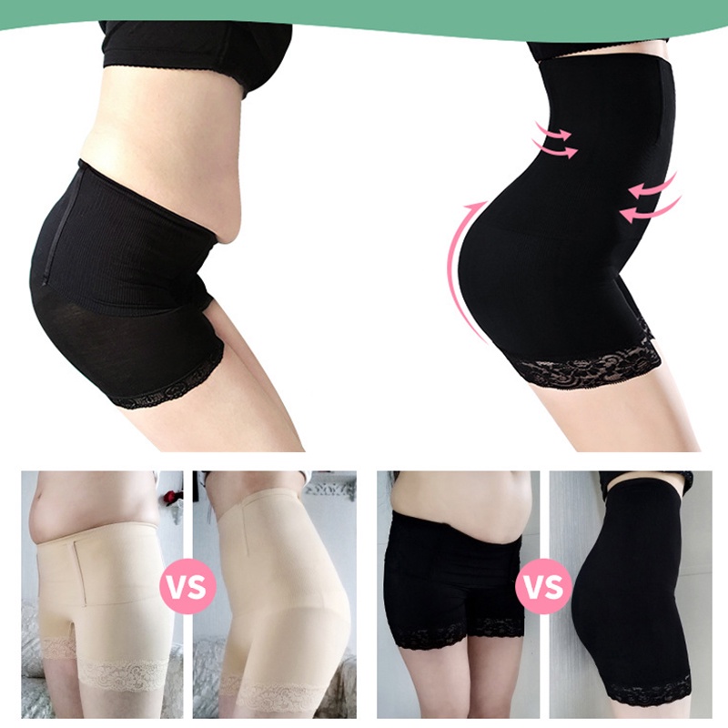 Quần lót Aoweinisi lưng cao phối ren thoáng mát thoải mái cho nữ