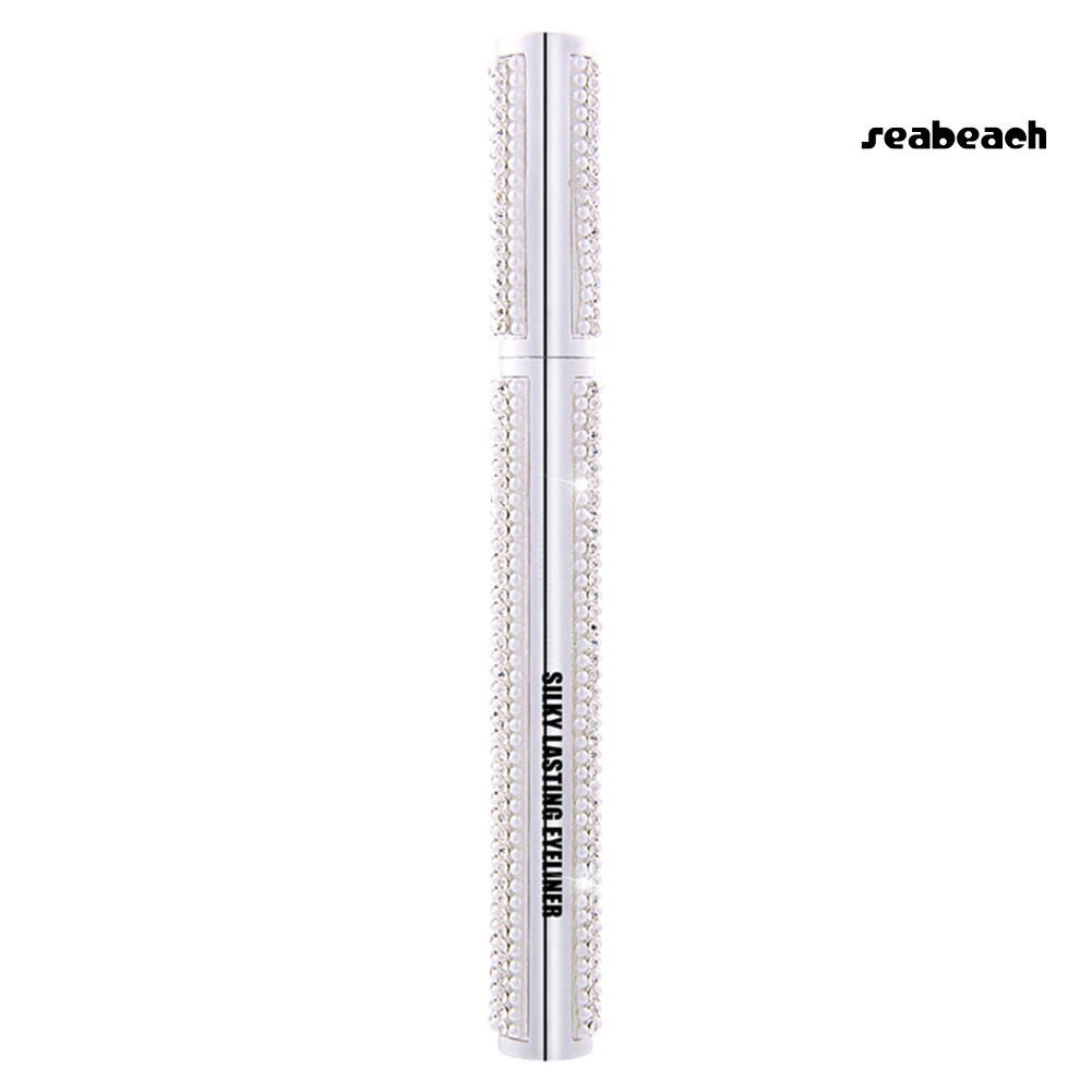 Shiny Rhinestone Silky Waterproof Non Smudge Fast Drying Eyeliner Eyelash Pencil | BigBuy360 - bigbuy360.vn
