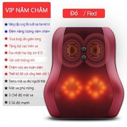 AM509C Gối massage vai gáy toàn thân đa năng cao cấp BENBO