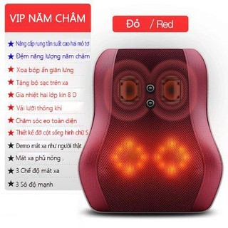Gối Massage Vai Gáy Toàn Thân BENBO Đa Năng Cao Cấp Gối Thư Giãn Toàn Thân