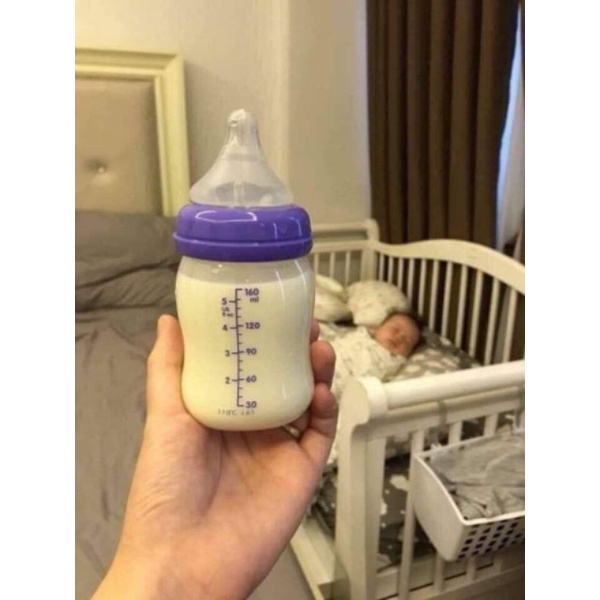 Bình sữa Lansinoh 160ml/240ml núm ti siêu mềm cho bé