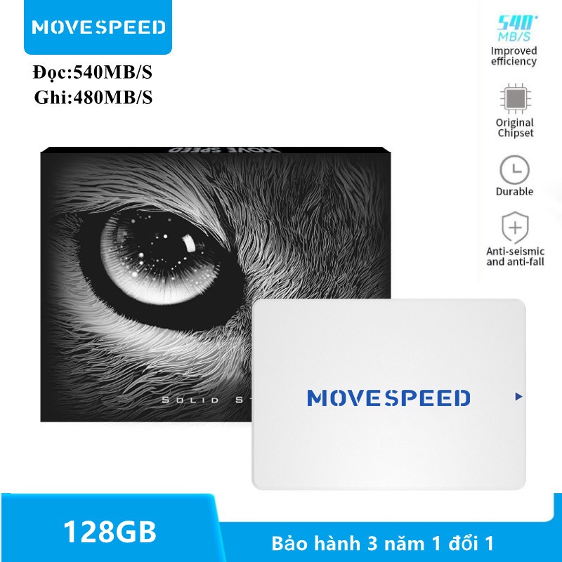 Ổ cứng MOVE SPEED SSD SATA III 120GB" Bảo hành 36 Tháng trông vòng 24H hoàn thành bảo Hành SSD 120GB