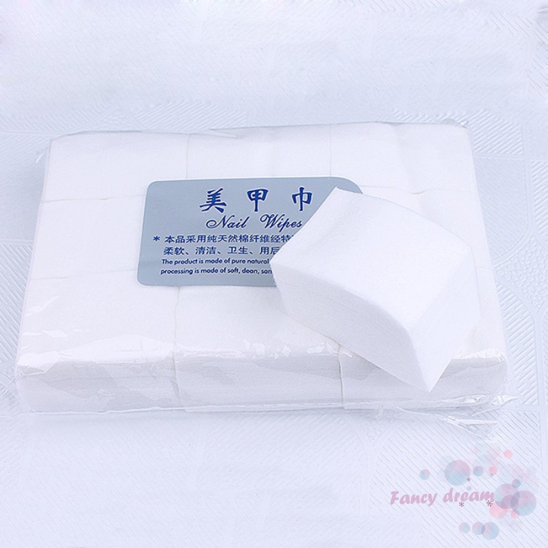 Set 900 miếng bông cotton dùng để tẩy sơn móng chuyên dụng